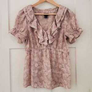 H&M Short Sleeve Blouse